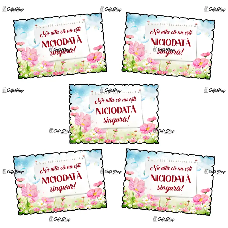 Nu uita ca nu esti niciodata singura, magnet frigider mgs0079